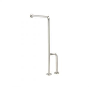H & H Standard Series Wall To Floor Bar with Side Leg