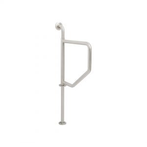 H & H Designer Series Wall to Floor Swing Away Grab Bar