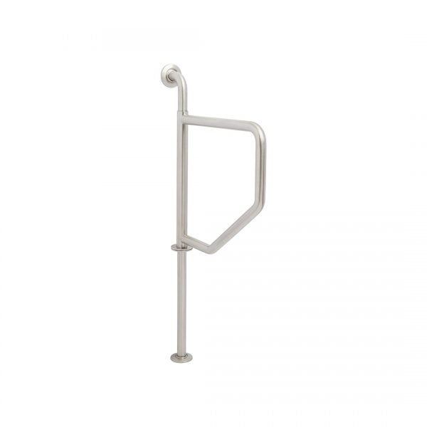 H & H Designer Series Wall to Floor Swing Away Grab Bar