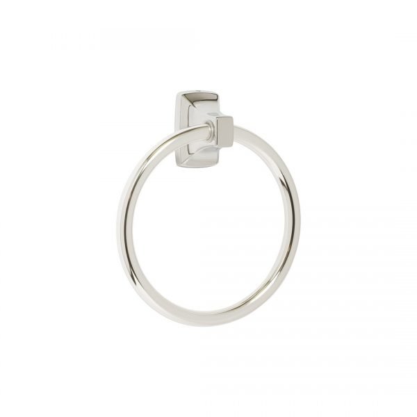 H & H Contemporary Series Towel Ring with Aluminum Ring