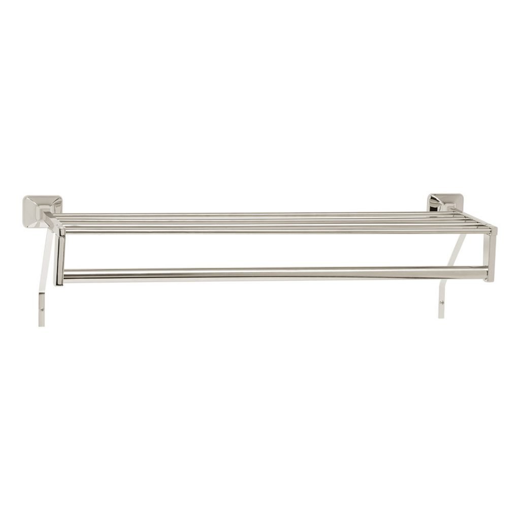 26" Towel Shelf with Bar and Support Brackets - H & H Bath and Safety