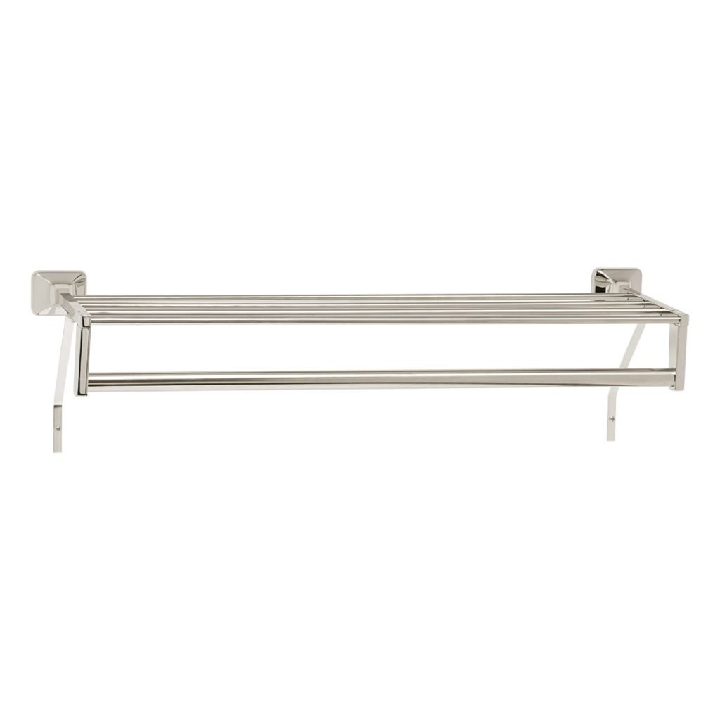 26" Towel Shelf with Bar and Support Brackets H & H Bath and Safety