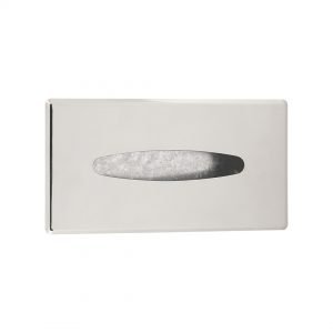 Recessed Tissue Box with Polished Chrome Plated Cover