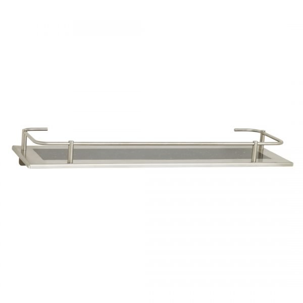 H & H Designer Rectangular Sundries Shelf with Rail