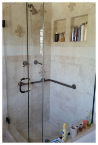 H & H shower grab bars