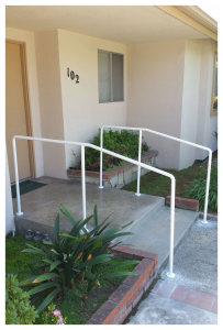 H & H safety railing installation